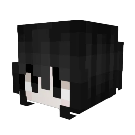 AlexoLink_ Minecraft avatar head, 3D render