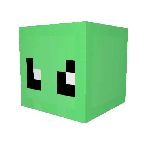 Alexoid13 Minecraft avatar head, 3D render