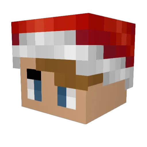 Alexonic0 Minecraft avatar head, 3D render