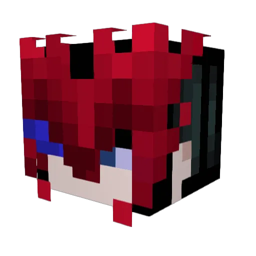 Alexro010 Minecraft avatar head, 3D render
