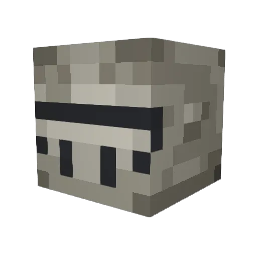 Alexterrible9 Minecraft avatar head, 3D render