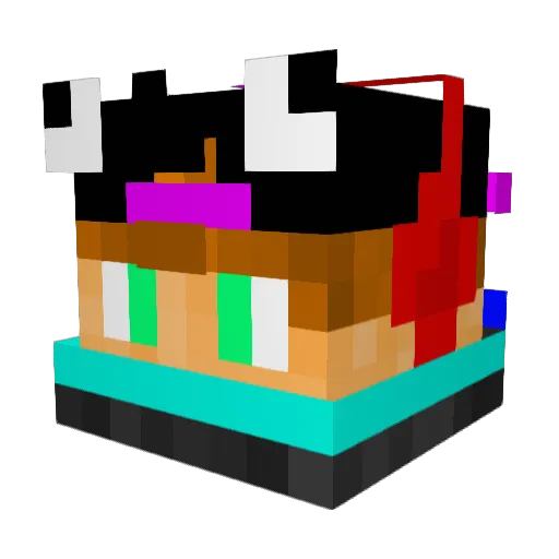 AlextheBEST8 Minecraft avatar head, 3D render