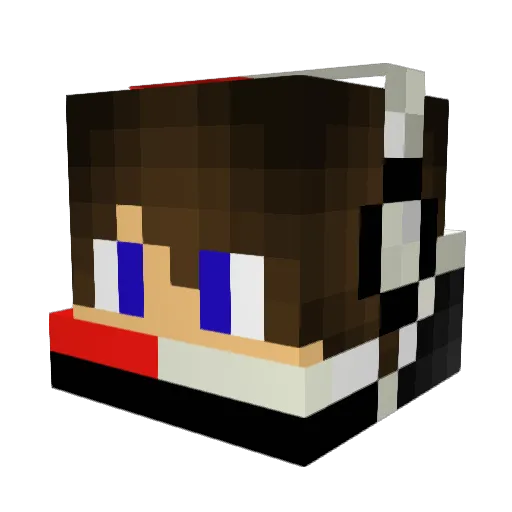 Alexthecrusader Minecraft avatar head, 3D render
