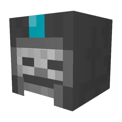 Alexthexgreat Minecraft avatar head, 3D render