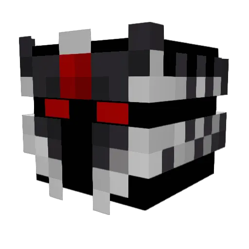 Alexturk007 Minecraft avatar head, 3D render
