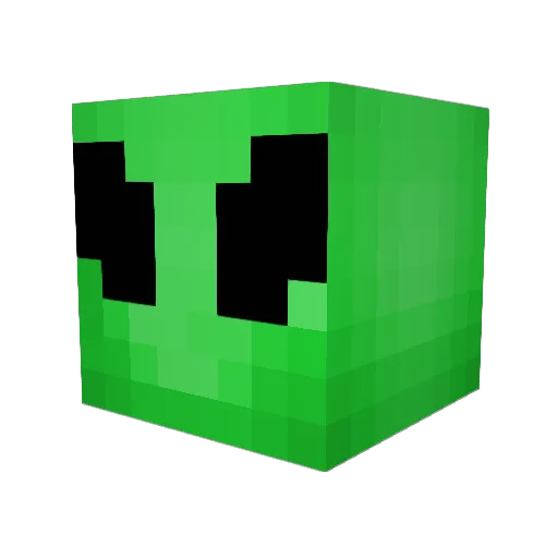 Alexx65s Minecraft avatar head, 3D render