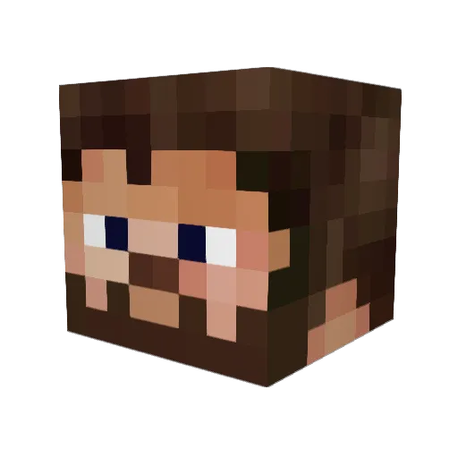 AlexxxxxxS Minecraft avatar head, 3D render