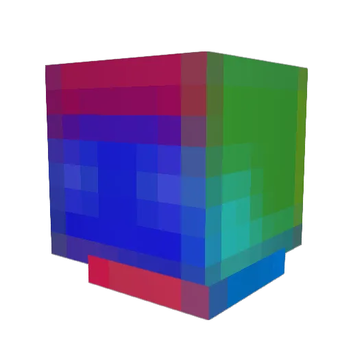AlexyAle Minecraft avatar head, 3D render