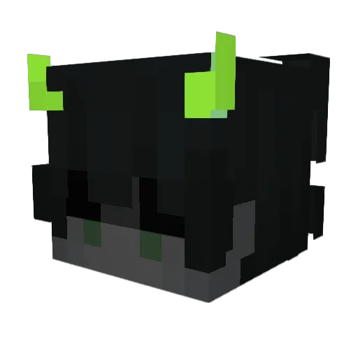 Alexyasf Minecraft avatar head, 3D render