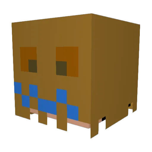 AlexzThesito Minecraft avatar head, 3D render