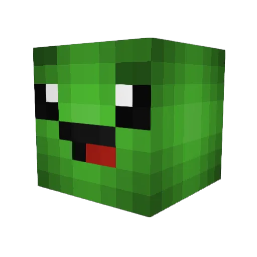Alexzii Minecraft avatar head, 3D render