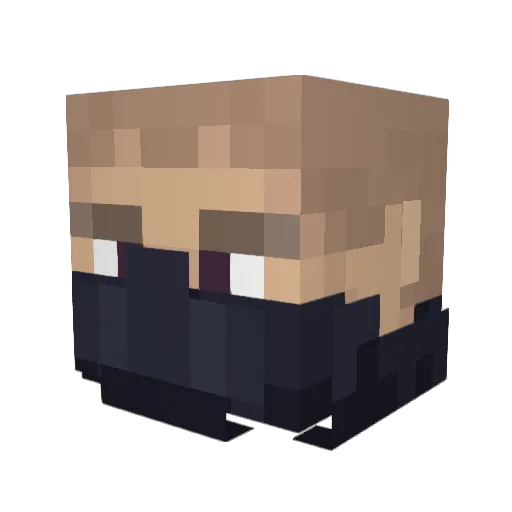Aleyda291 Minecraft avatar head, 3D render
