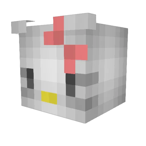 Aleytze1 Minecraft avatar head, 3D render