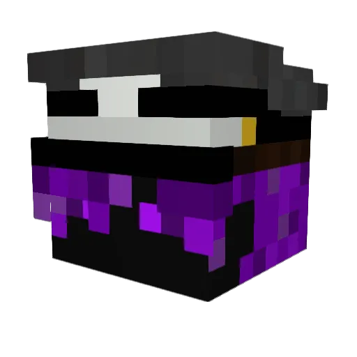 Alez148_ForScore Minecraft avatar head, 3D render