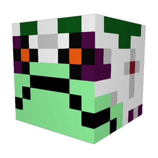 Alf667 Minecraft avatar head, 3D render