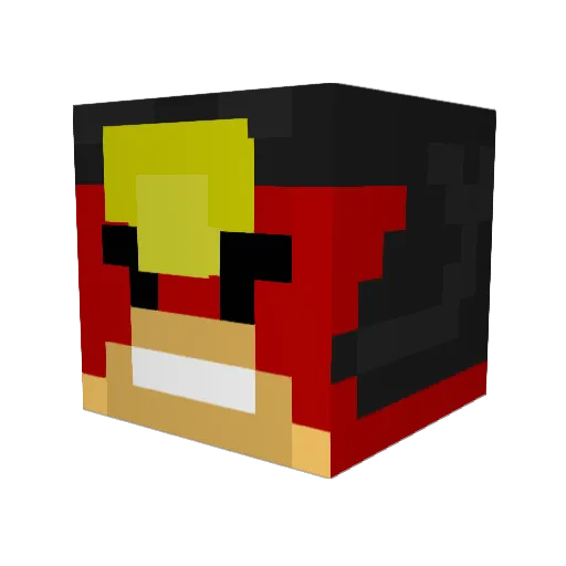 Alf_Pachino Minecraft avatar head, 3D render
