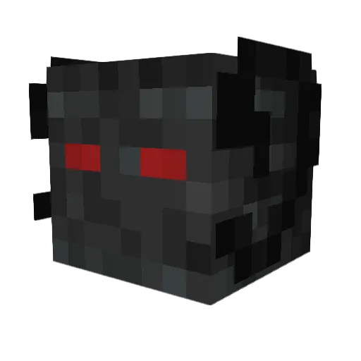 Alfa290 Minecraft avatar head, 3D render