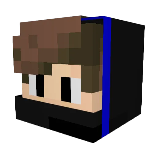 Alfa_Centauri_ Minecraft avatar head, 3D render