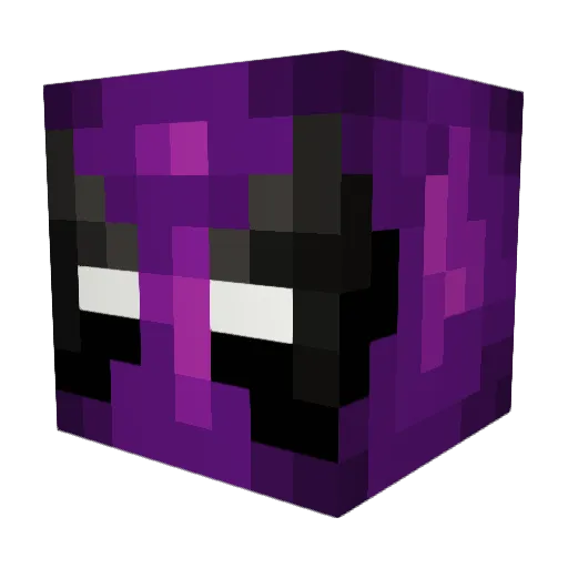 Alfak Minecraft avatar head, 3D render