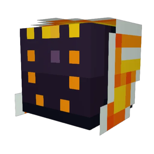 Alfarouk Minecraft avatar head, 3D render