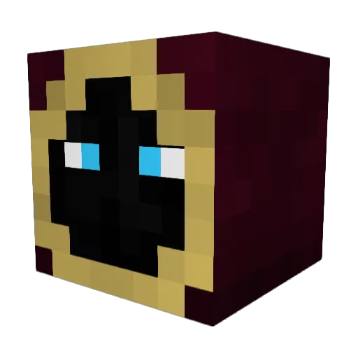 Alfi_9 Minecraft avatar head, 3D render