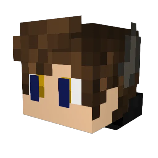 AlfieD_10 Minecraft avatar head, 3D render