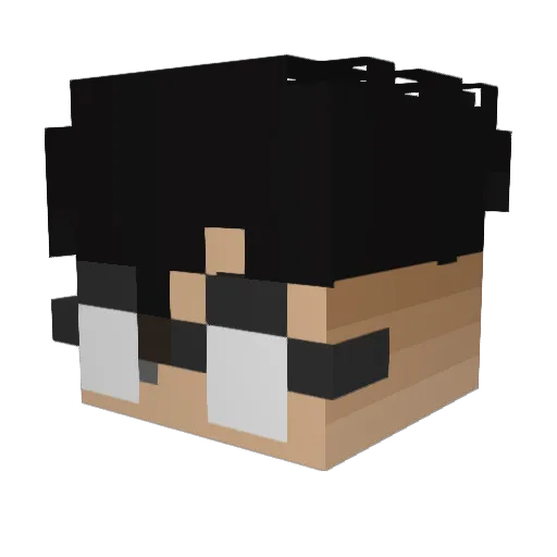 Alfonsito_ Minecraft avatar head, 3D render