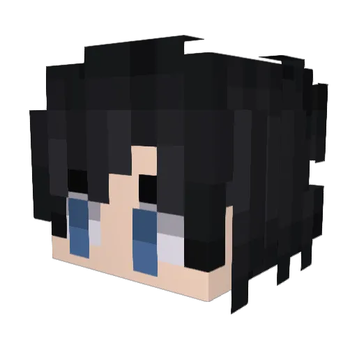 AlfonsoPA Minecraft avatar head, 3D render