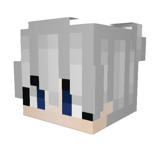 Alfragorr Minecraft avatar head, 3D render