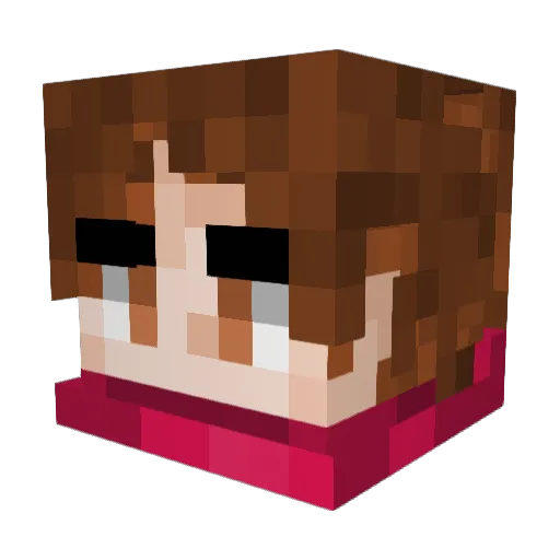 Alfred0JHH Minecraft avatar head, 3D render