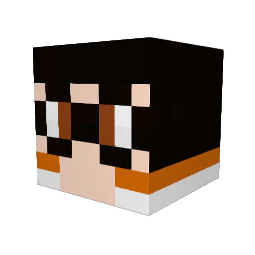 Alfred852 Minecraft avatar head, 3D render