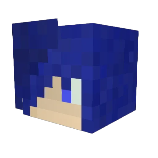 AlfredEarly22 Minecraft avatar head, 3D render