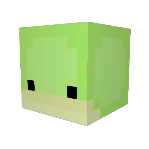 AlfredFaust Minecraft avatar head, 3D render