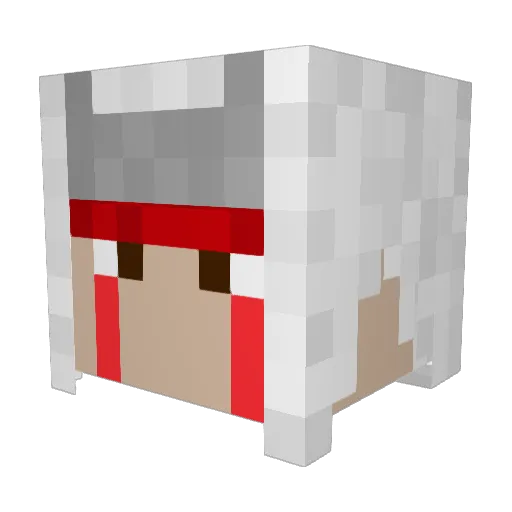 Alfredy69 Minecraft avatar head, 3D render