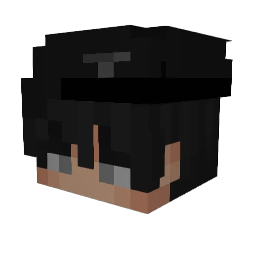 Alfridges Minecraft avatar head, 3D render