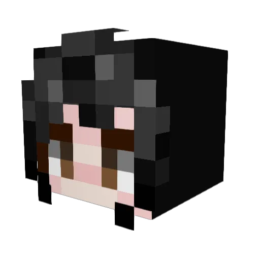 AlfyBruh Minecraft avatar head, 3D render