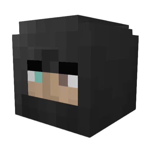 Algebra09 Minecraft avatar head, 3D render
