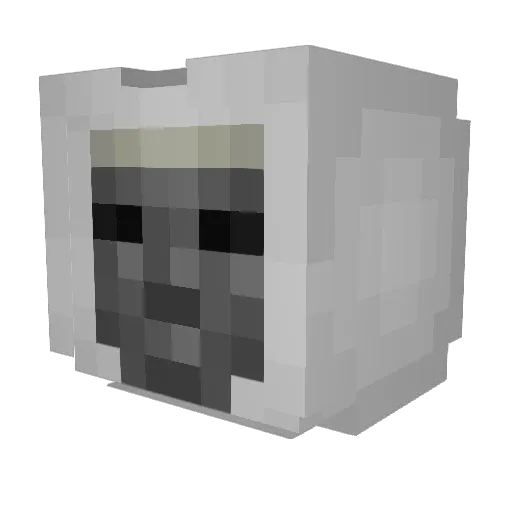 AlgerianPrince Minecraft avatar head, 3D render