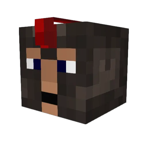 Algerian_prince Minecraft avatar head, 3D render