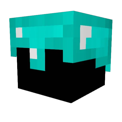 Algernoonn Minecraft avatar head, 3D render