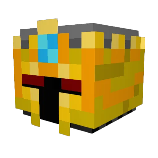 Algosith Minecraft avatar head, 3D render