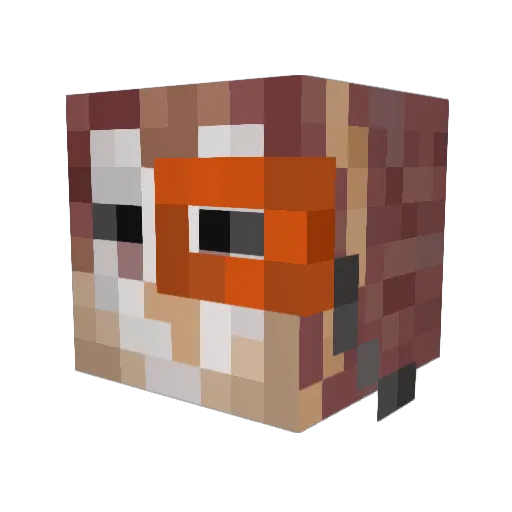 Algy362B Minecraft avatar head, 3D render