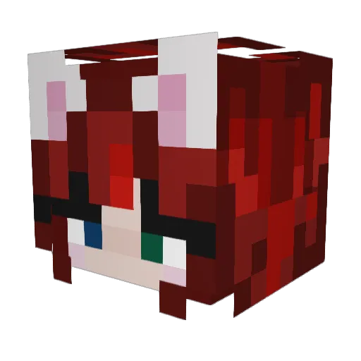 Ali3nzz24 Minecraft avatar head, 3D render