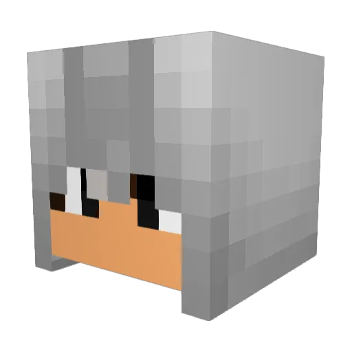 AliB05 Minecraft avatar head, 3D render