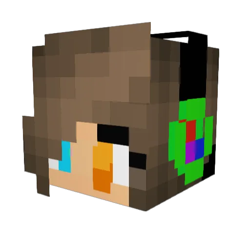 AliCorn201322 Minecraft avatar head, 3D render