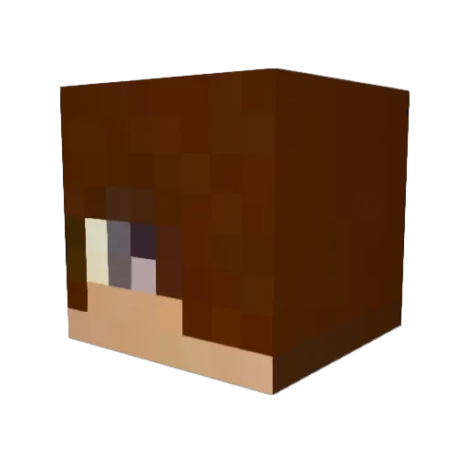 AliErenBey Minecraft avatar head, 3D render