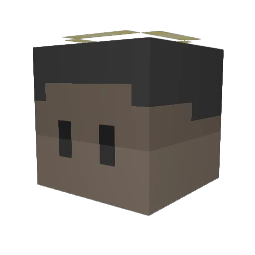 AliFerrari Minecraft avatar head, 3D render