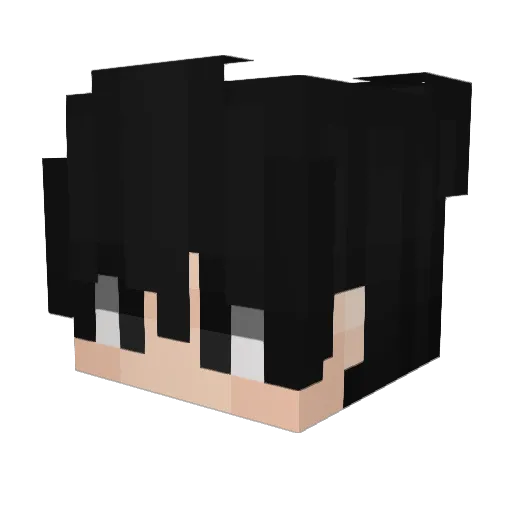 AliFi10 Minecraft avatar head, 3D render