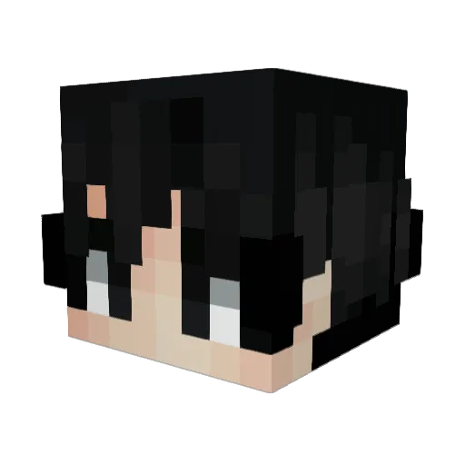 AliG8 Minecraft avatar head, 3D render