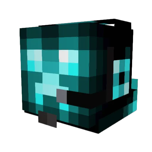 AliGaming94 Minecraft avatar head, 3D render